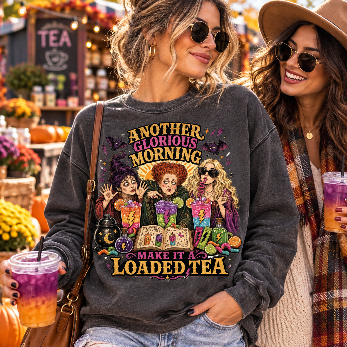 Glorious Morning Loaded Tea PNG Digital Download | Beverage Design