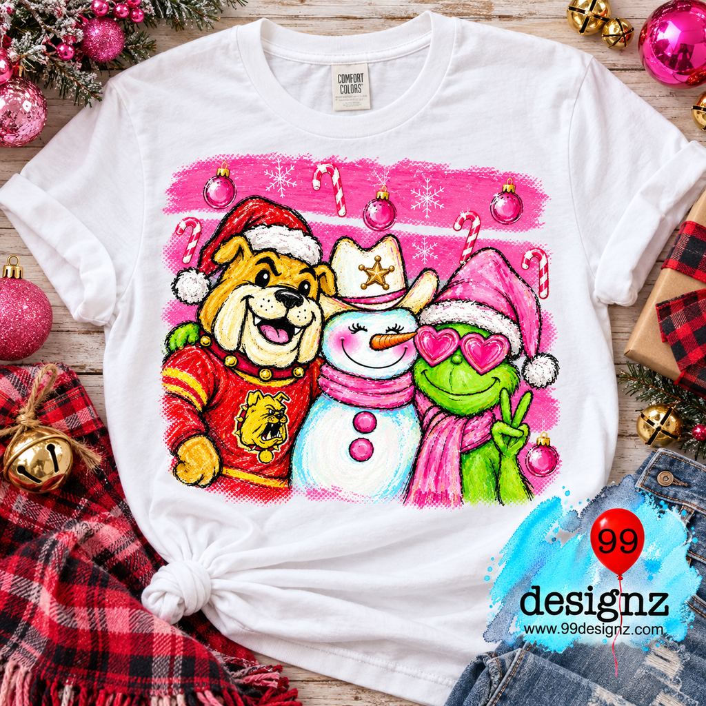 Ferris State Grinch Christmas Design | Digital Download