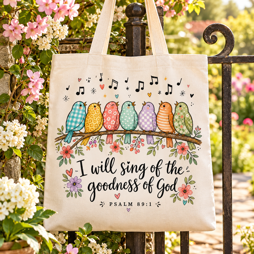 Sing of His Goodness Christmas PNG Digital Download | Faith Design