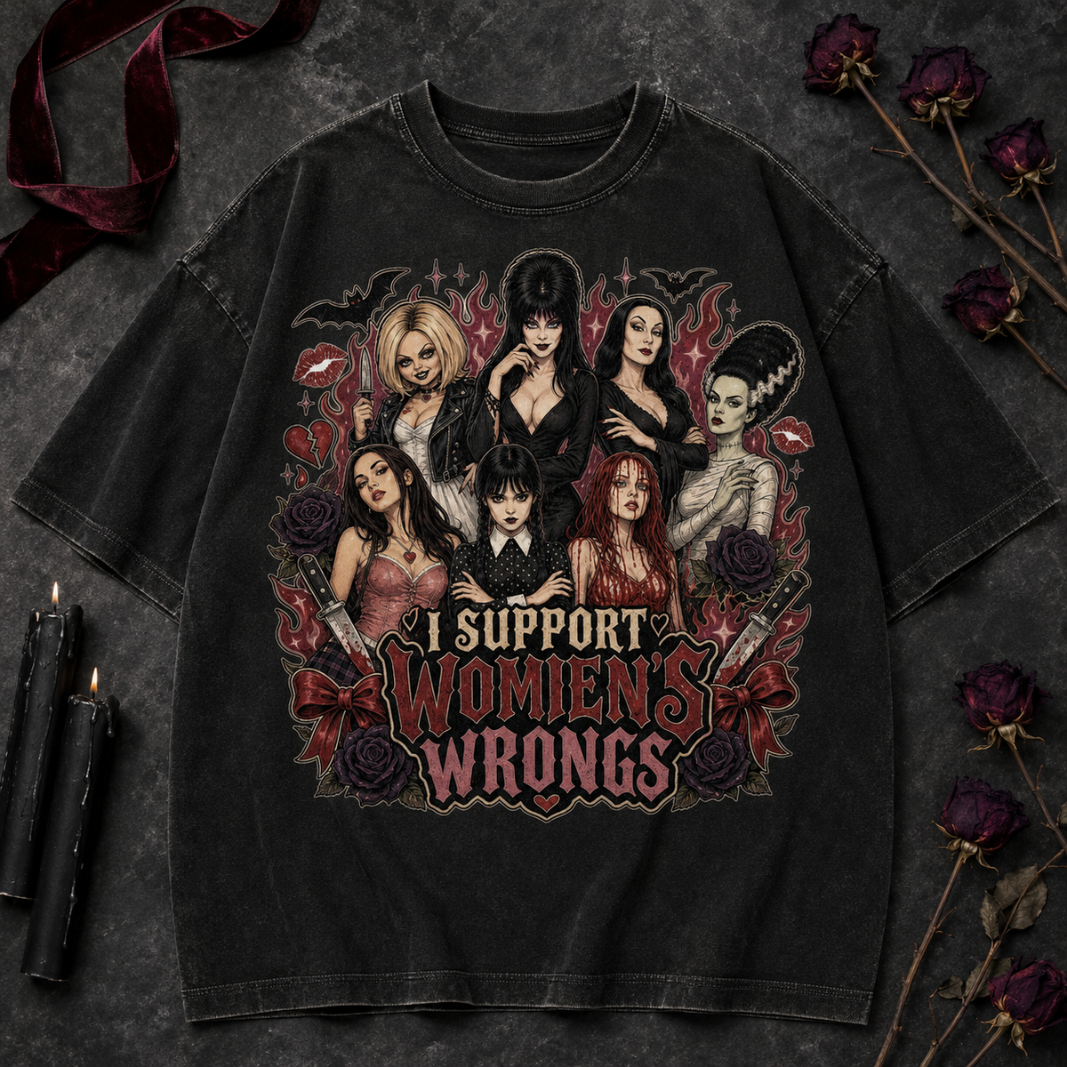 Women's Wrongs PNG Design | Sublimation & DTG Digital Download