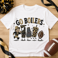 Go Boilers Football PNG – Black and Gold Game Day Design
