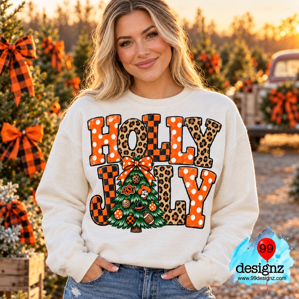 OSU Holly Jolly Christmas Digital Design | Digital Download