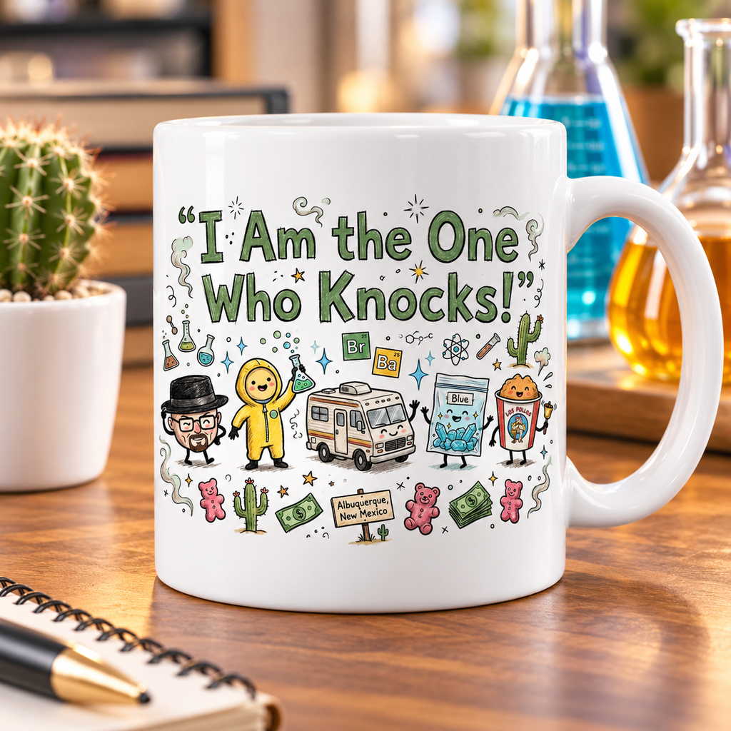 I’m the One Who Knocks Quote PNG Digital Download | Pop Culture Design