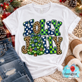 Holly Jolly Seahawks Christmas PNG | Leopard & Checkered Tree