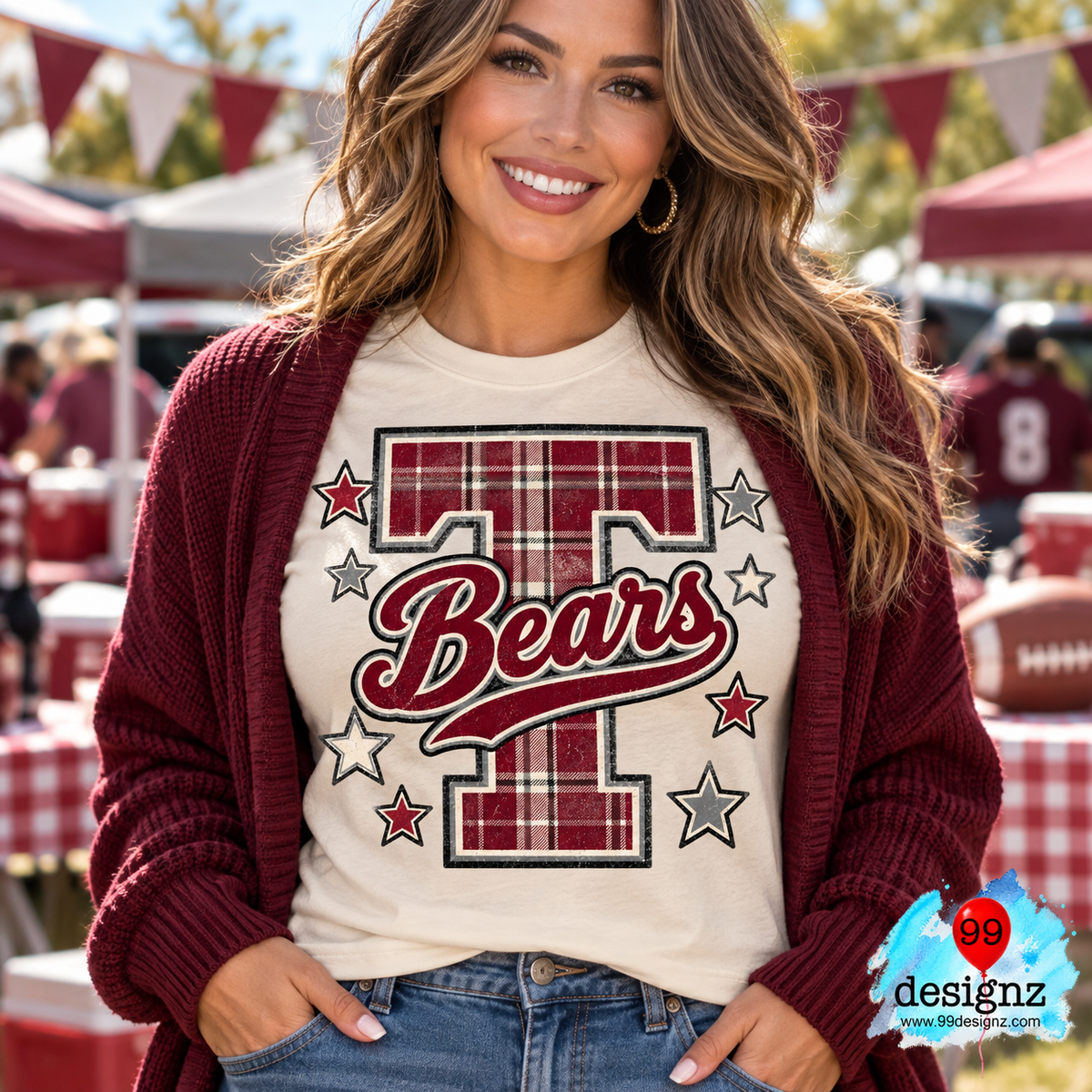 Tellico Bears PNG Digital Download | Game Day Shirt Design