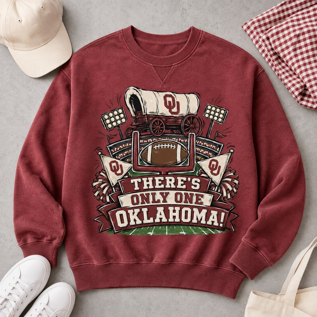 There's Only One OU PNG – Sublimation & DTG Digital Download