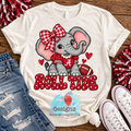 Roll Tide Elephant Bow PNG Digital Download for Alabama Fans