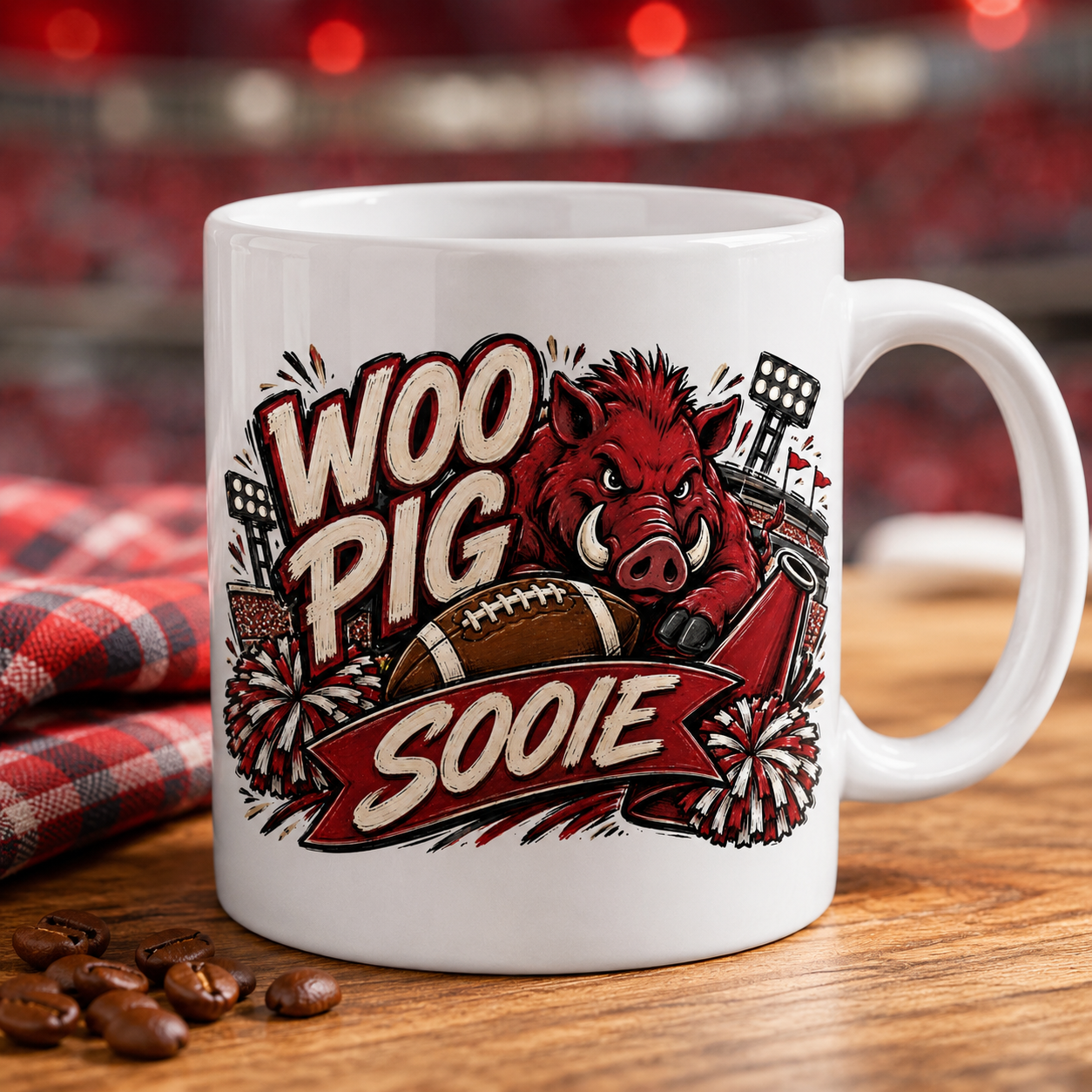 Woo Pig PNG Design | Razorbacks Sublimation & DTG Digital Download