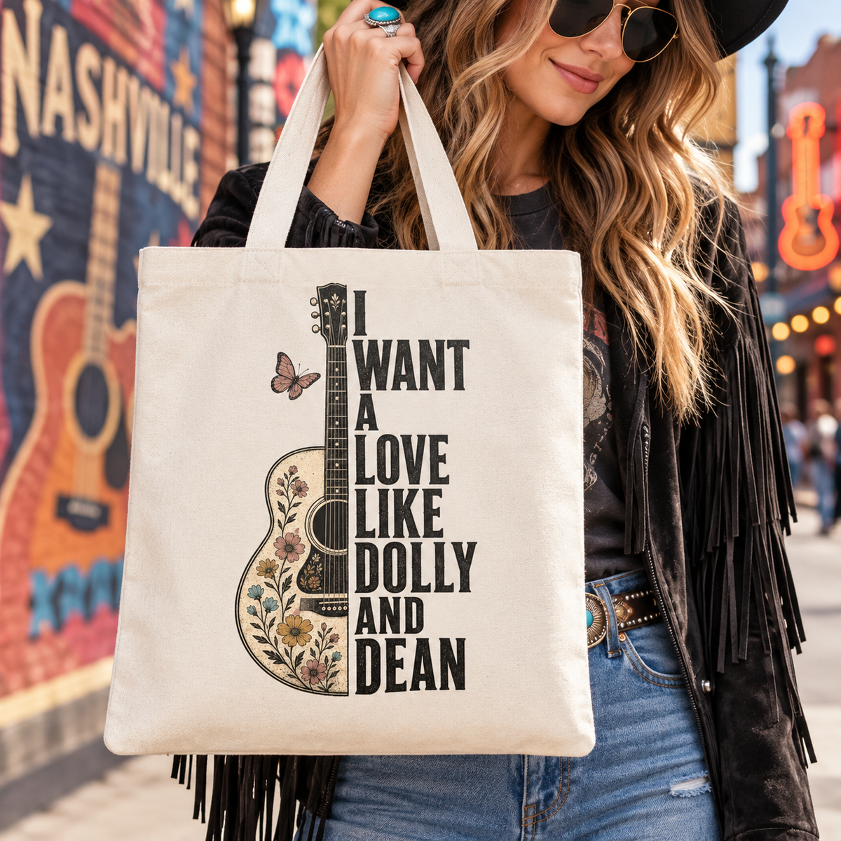 Love Like Dolly and Dean PNG – Country Music Sublimation Design