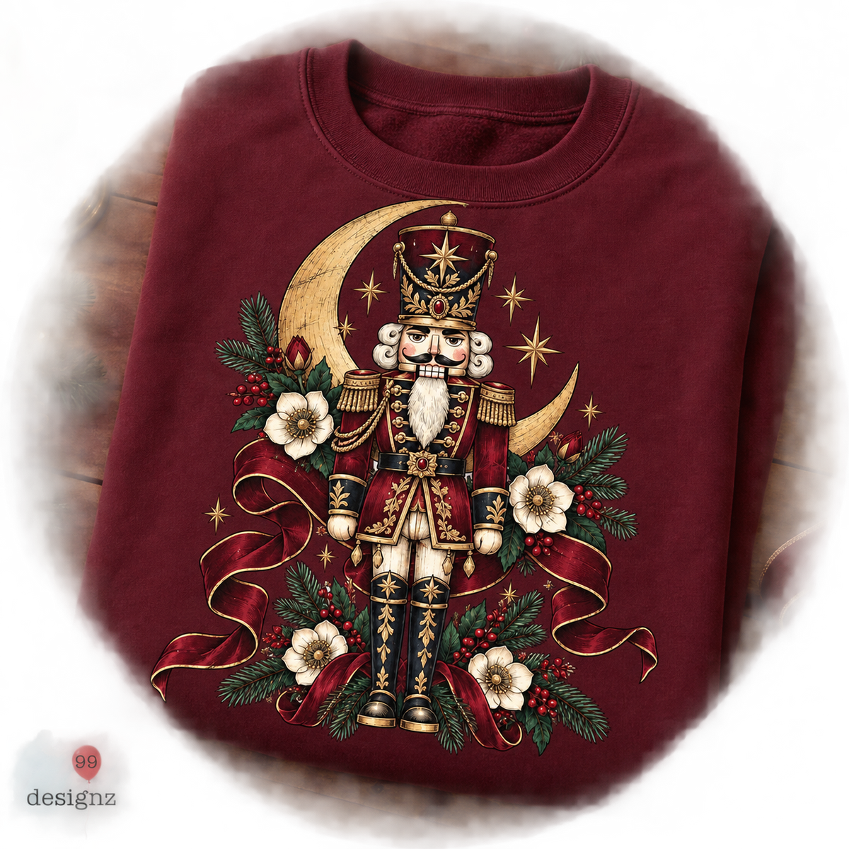 Moody Nutcracker Christmas PNG Digital Download | Holiday Design