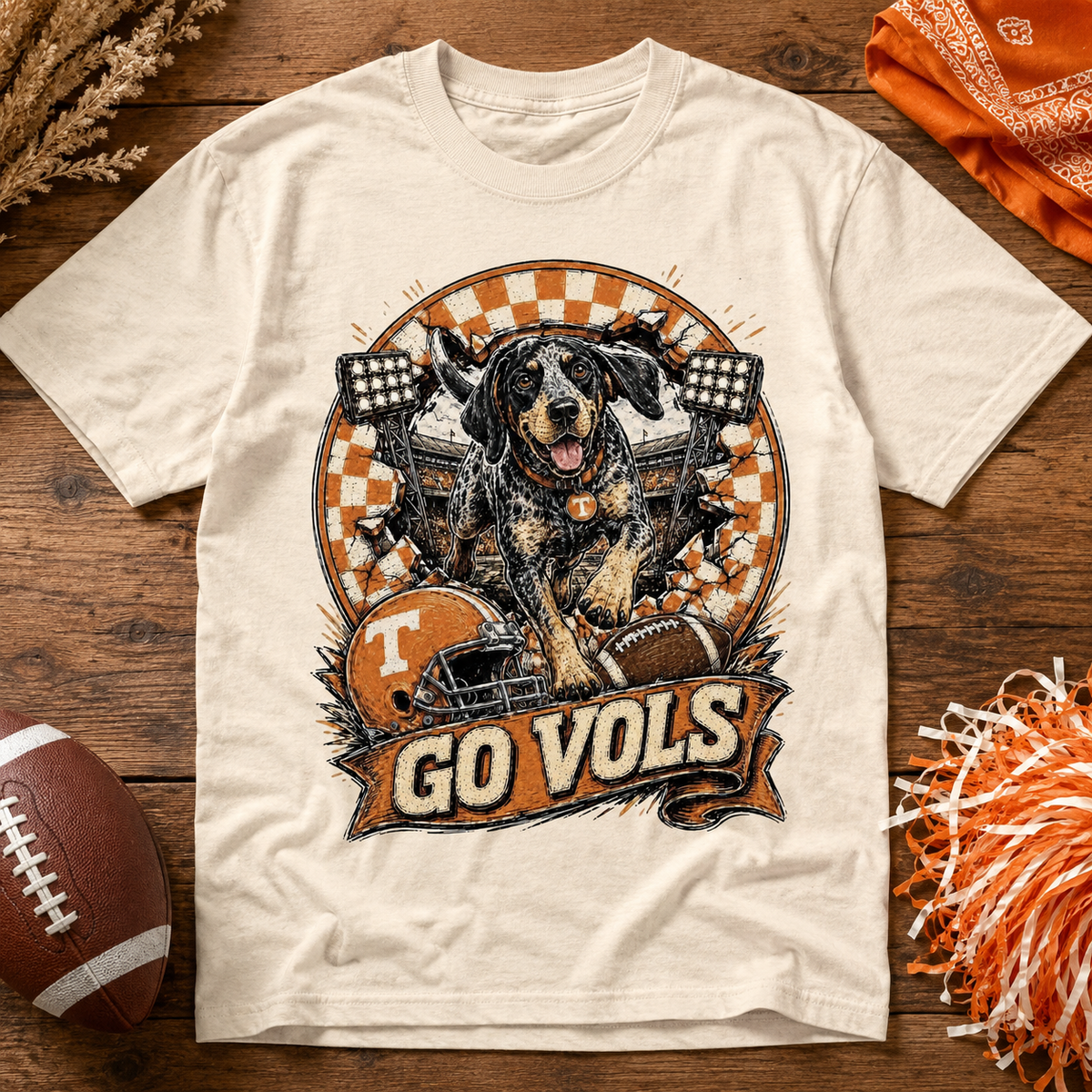 Go Vols Smokey PNG Design | Tennessee Volunteers Sublimation & DTG Digital Download