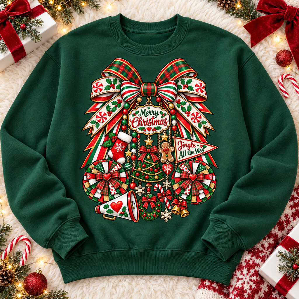 Christmas Charm Bow PNG