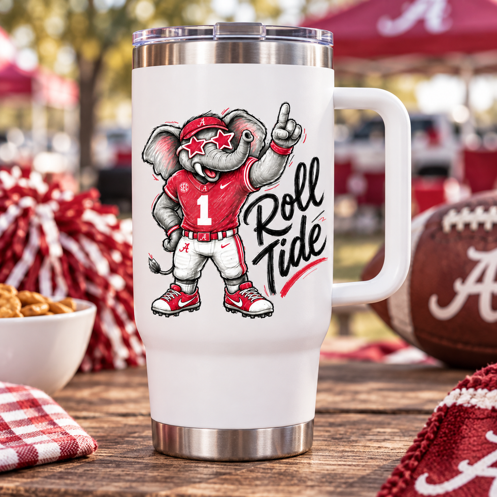 Roll Tide Mascot PNG Design