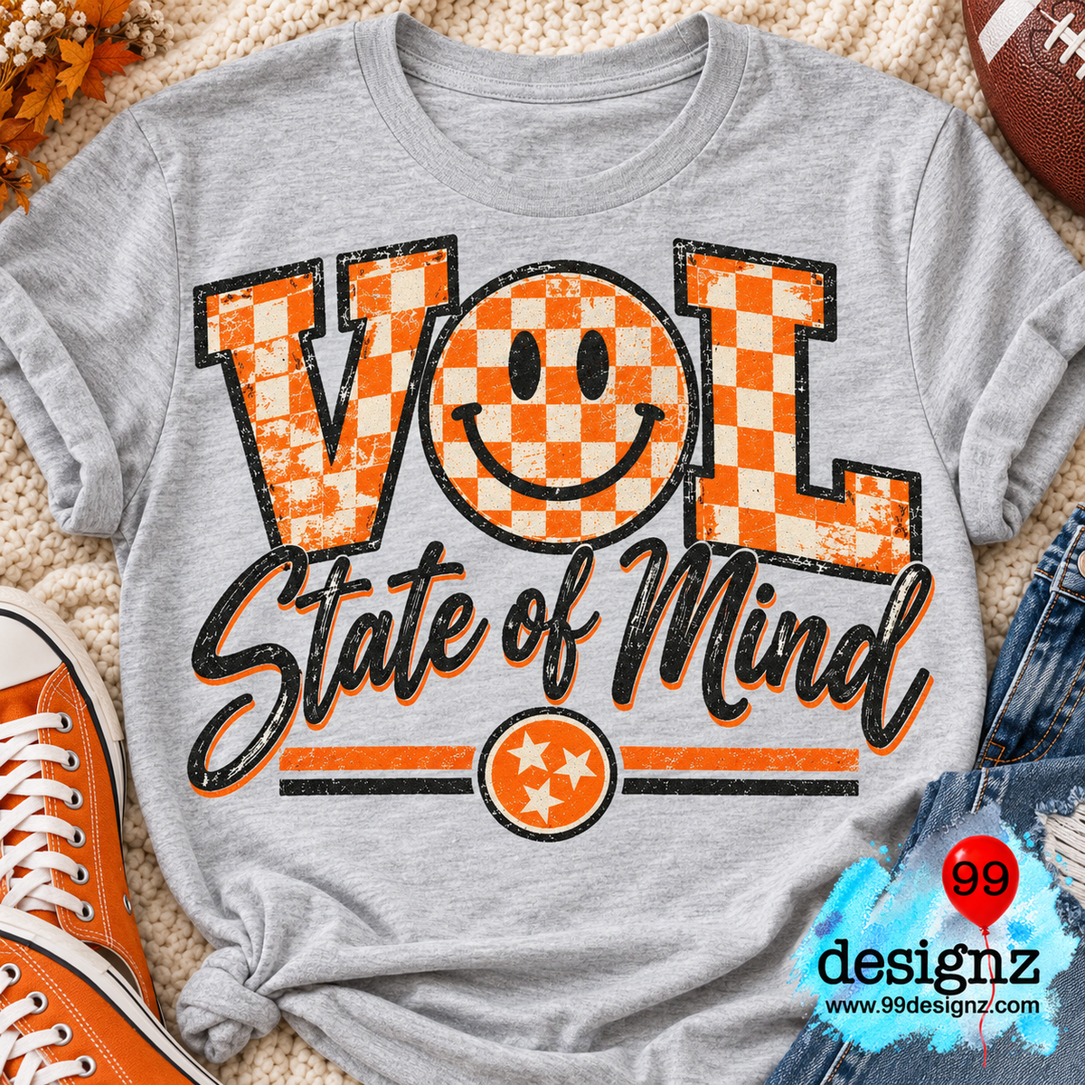 Vol State of Mind Tennessee Vols Digital Design | Digital Download