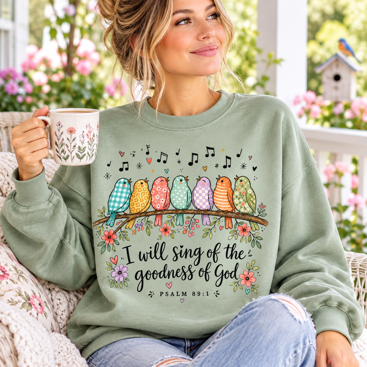 Sing of His Goodness Christmas PNG Digital Download | Faith Design