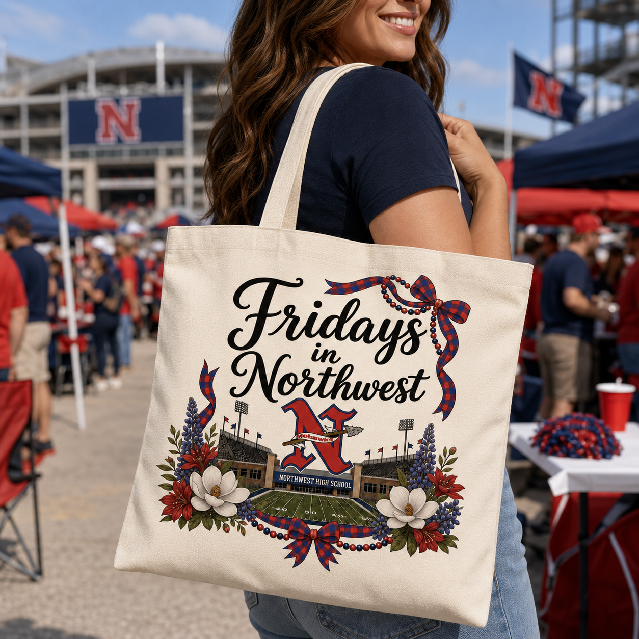 Fridays in Northwest Mohawks PNG – High School Football Sublimation Design