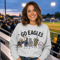 Go Eagles Baseball PNG – Navy and Gold School Spirit Design