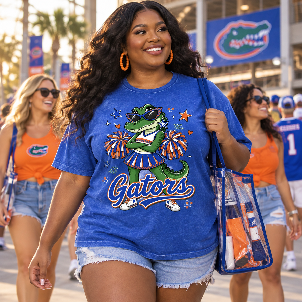 Gator Mascot PNG | Game-Day Sublimation & DTG Digital Download