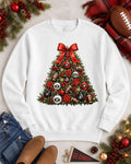 Georgia Bulldogs Christmas Tree PNG, UGA Football Holiday Sublimation Design (Digital Download)