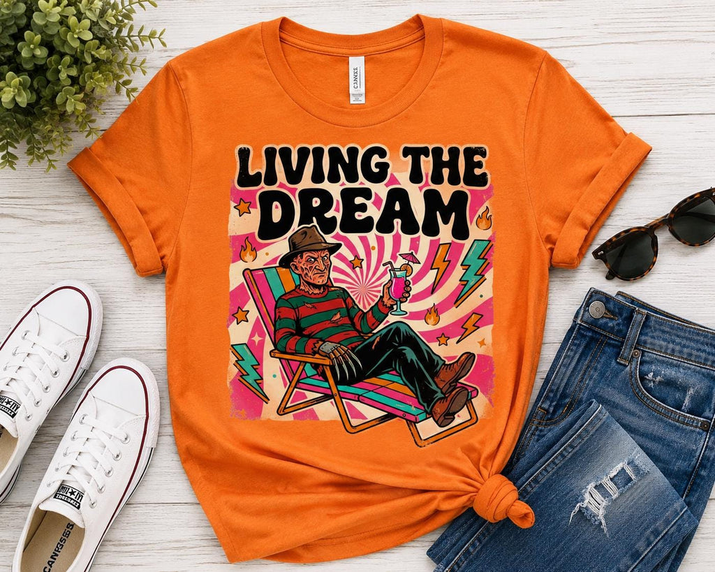 Freddy Krueger Horror PNG | Retro Vacation Shirt Design (Digital Download)