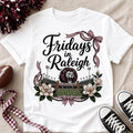 Fridays in Raleigh PNG, Maroon Black Football Game Day Digital Download