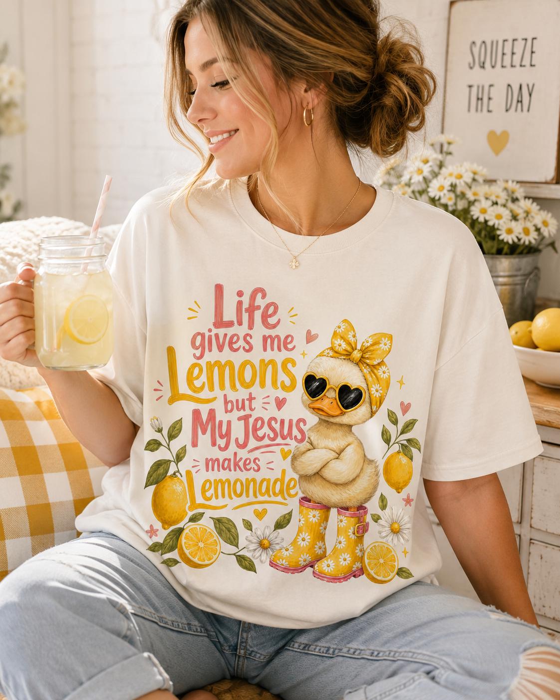 Christian Duck Lemonade PNG, Faith Summer Sublimation Design (Digital Download)