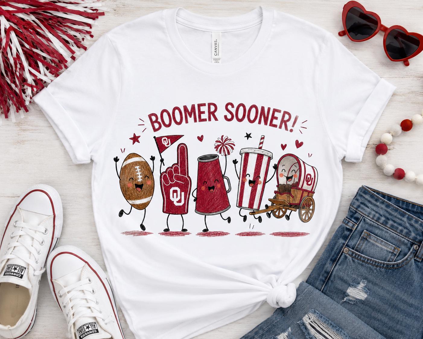 Oklahoma Sooners Boomer Sooner PNG, OU Game Day Mascot Design (Digital Download)