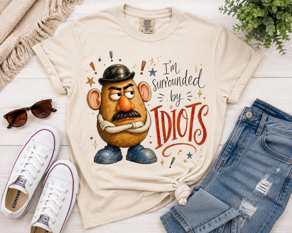 Funny Potato Parody PNG, Sarcastic Meme Graphic (Digital Download)