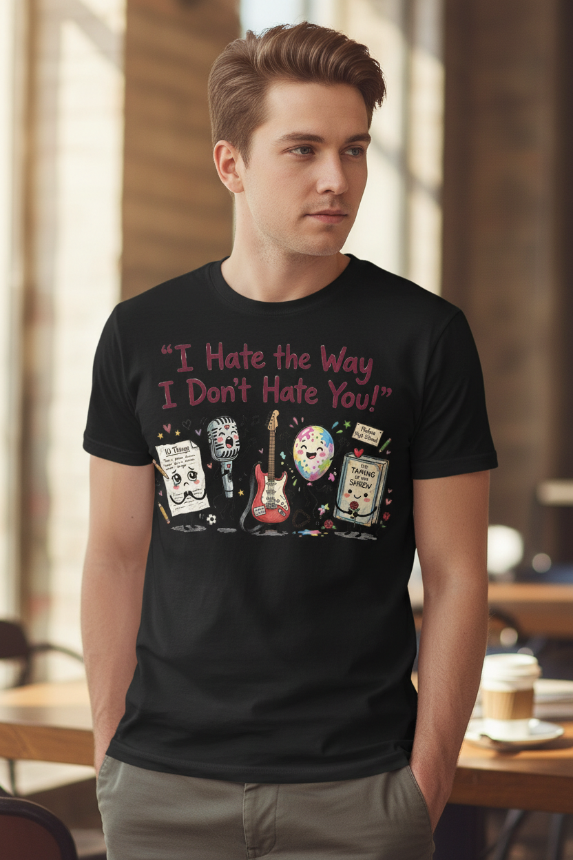 Black T-shirt mockup