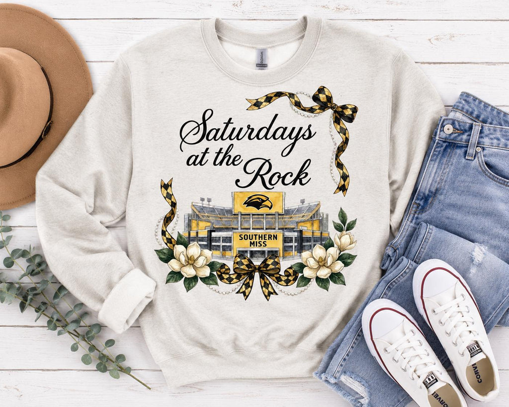 Southern Miss Saturdays at the Rock PNG, Golden Eagles Game Day Design (Digital Download)