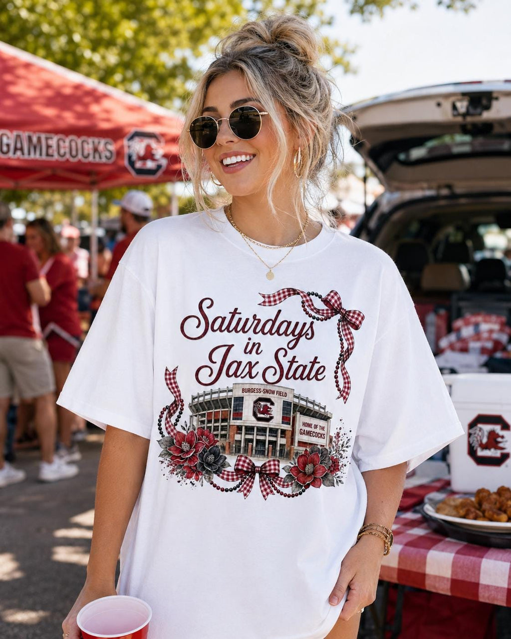 Saturdays in Jax State PNG, Gamecocks Football Stadium Design (Digital Download)