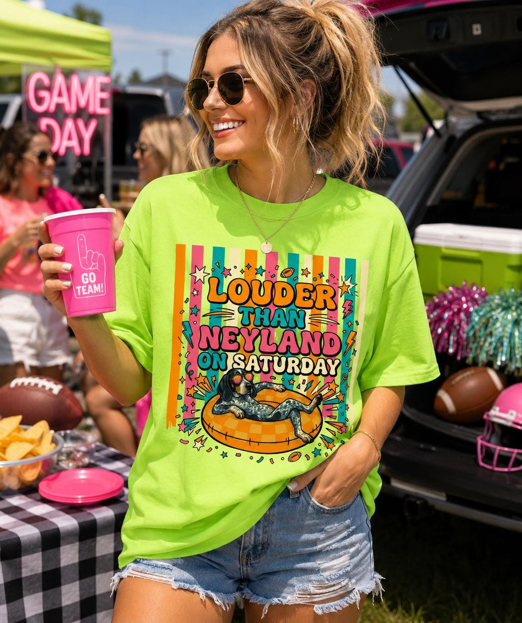 Louder Than Neyland PNG, Tennessee Football Dog Design, Game Day Sublimation (Digital Download)