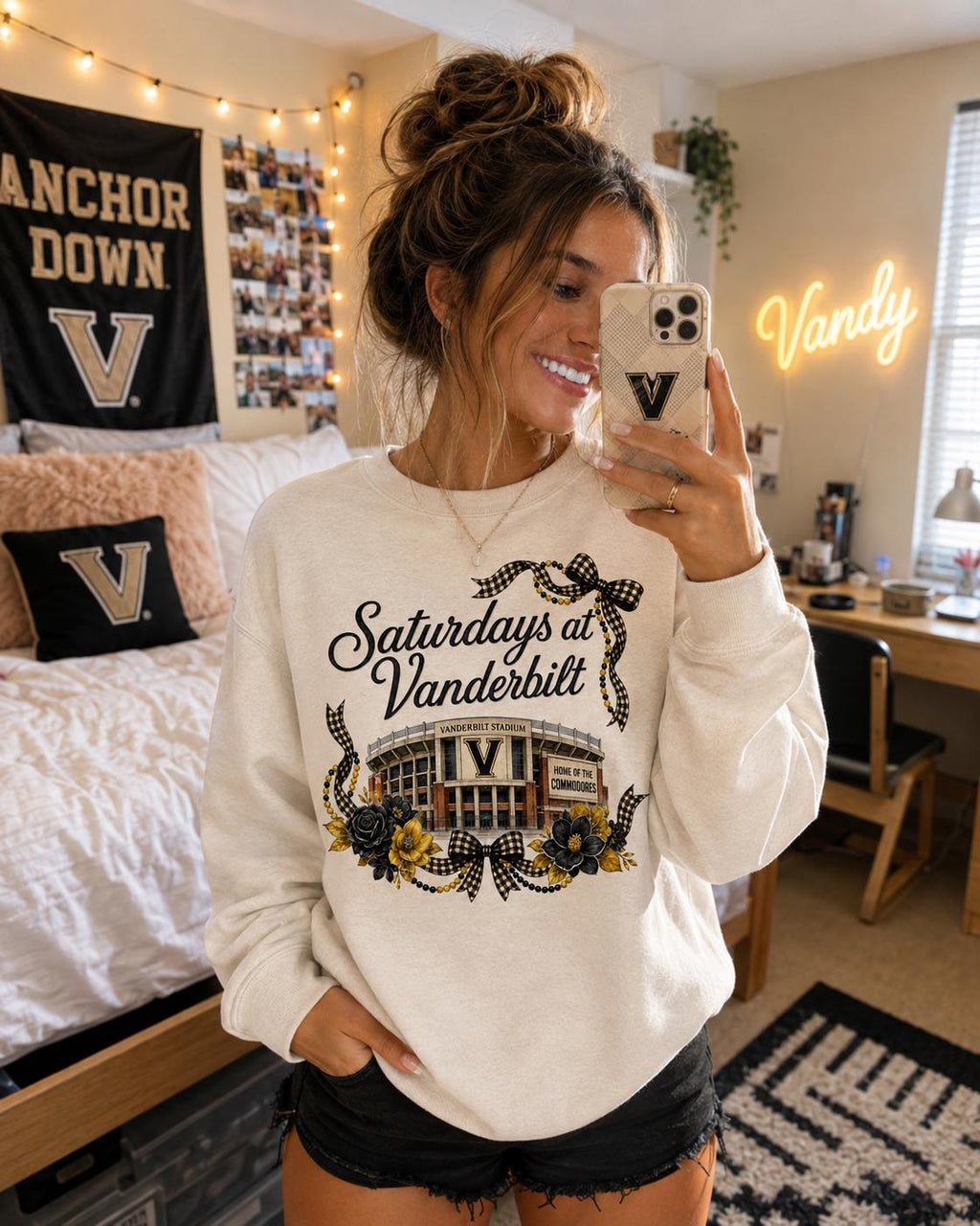 Vanderbilt Stadium PNG | Commodores Football Game Day Design (Digital Download)