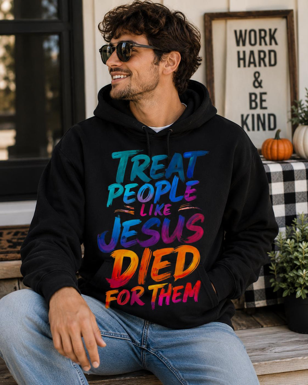 Christian PNG, Faith Shirt Design, Treat People Like Jesus Died For Them Graphic