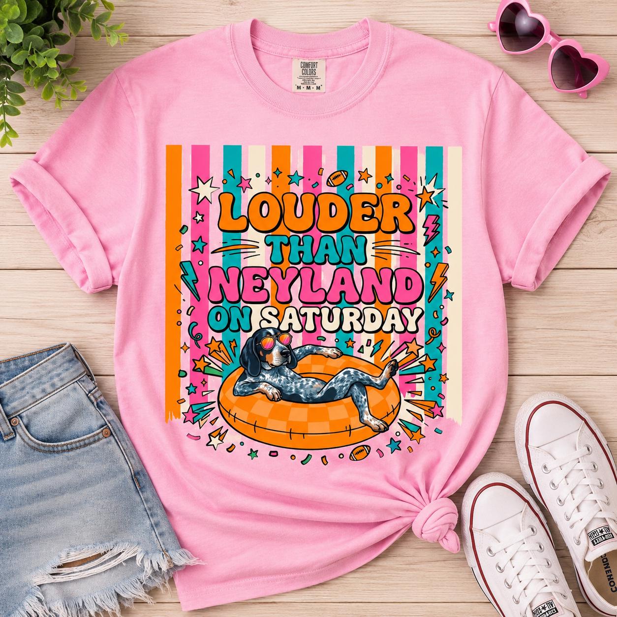 Louder Than Neyland PNG, Tennessee Football Dog Design, Game Day Sublimation (Digital Download)