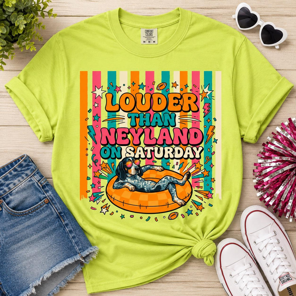 Louder Than Neyland PNG, Tennessee Football Dog Design, Game Day Sublimation (Digital Download)