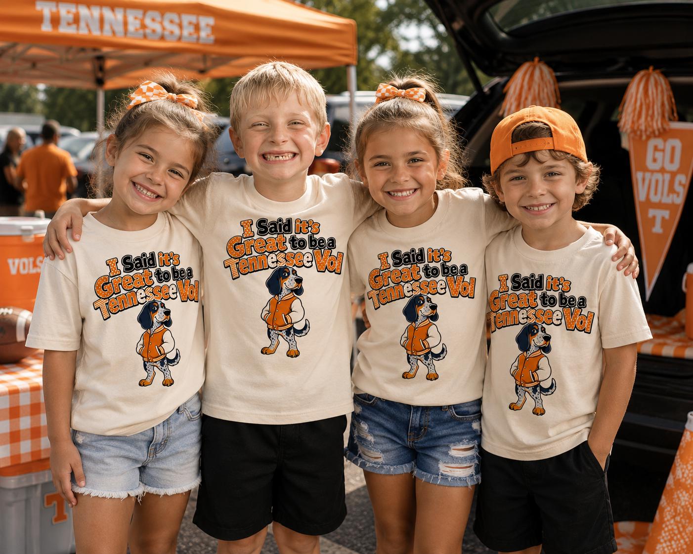 Tennessee Vol Football Dog PNG | Game Day Sublimation Design (Digital Download)