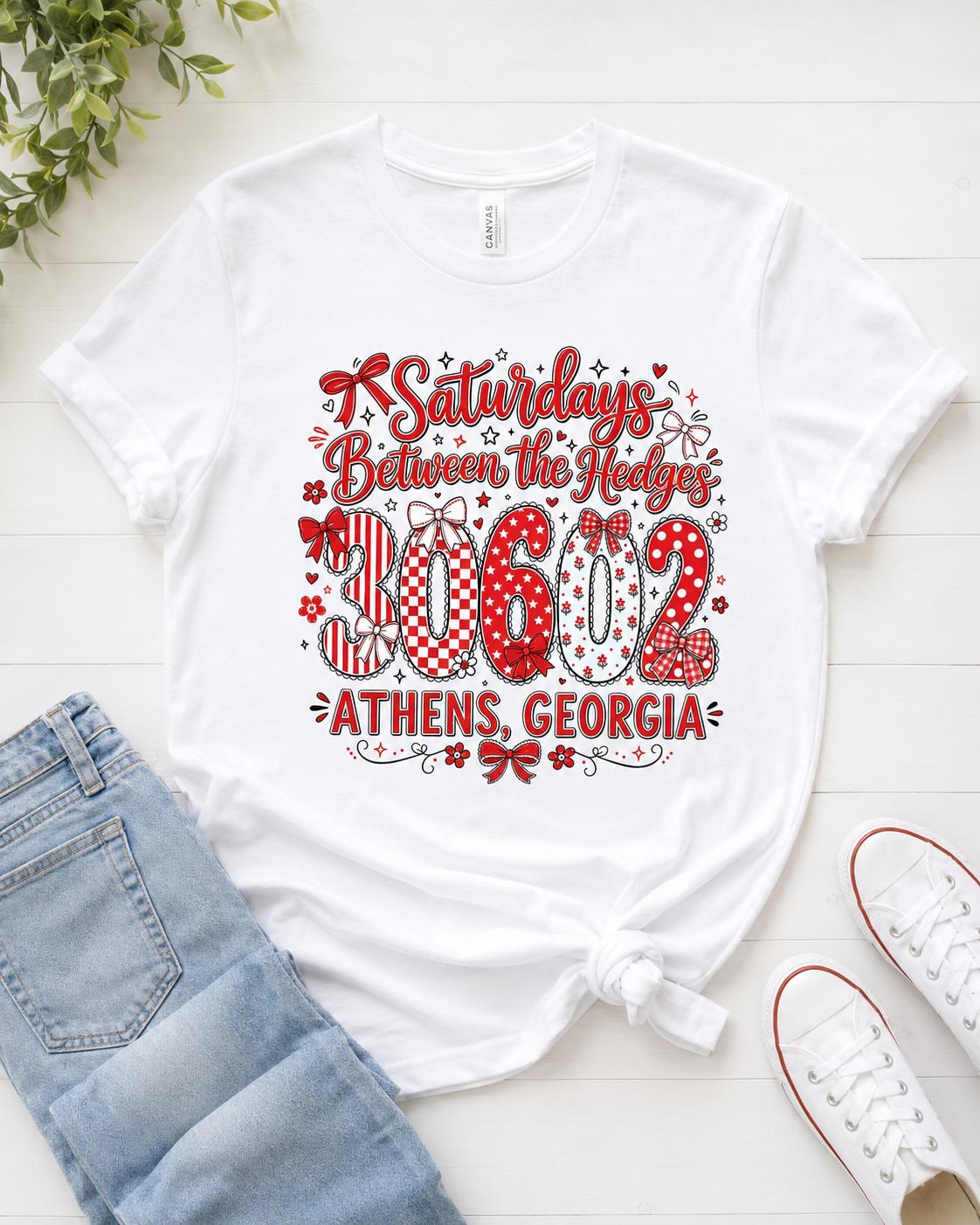 Athens Georgia Game Day PNG, Red Coquette Football Sublimation Design (Digital Download)