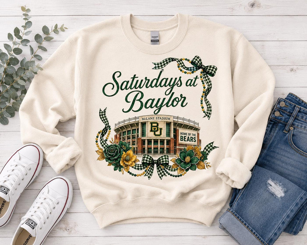 Baylor Bears Football PNG | McLane Stadium Game Day Shirt Design (Digital Download)