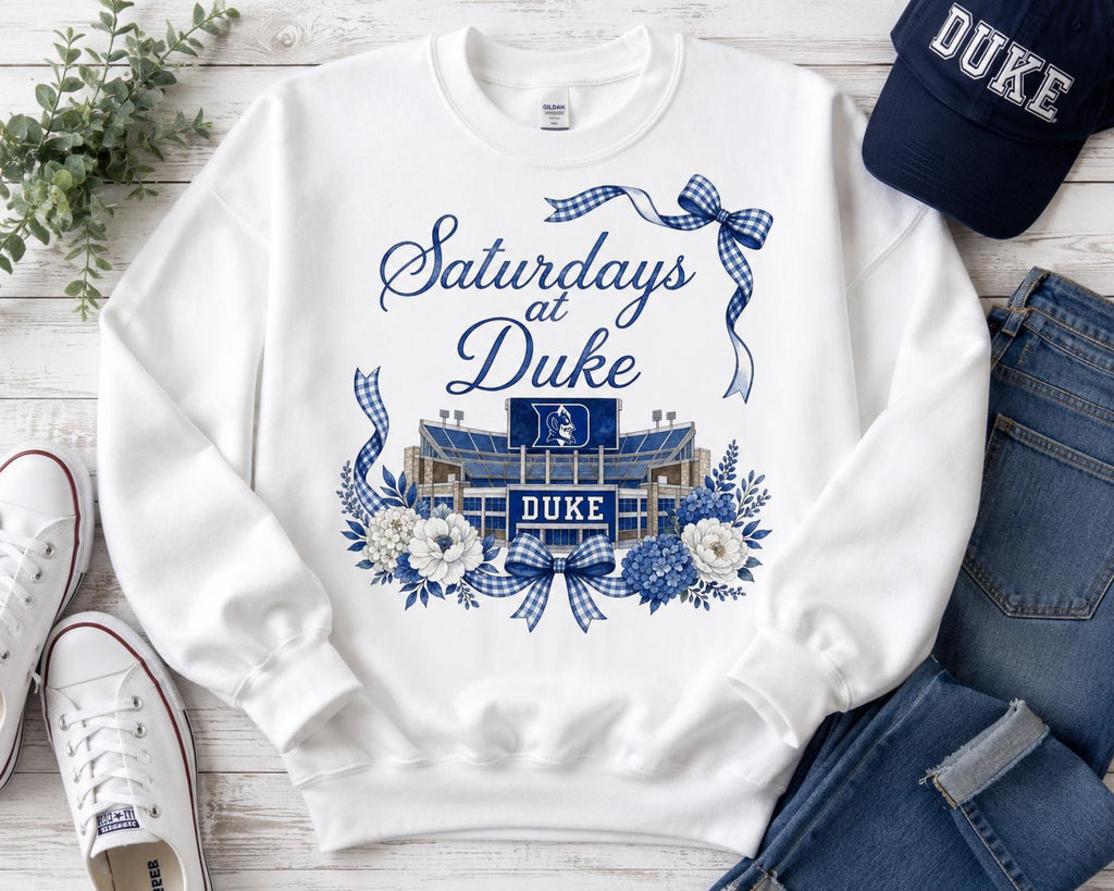 Saturdays at Duke PNG, Blue Devils Football Stadium Design (Digital Download)