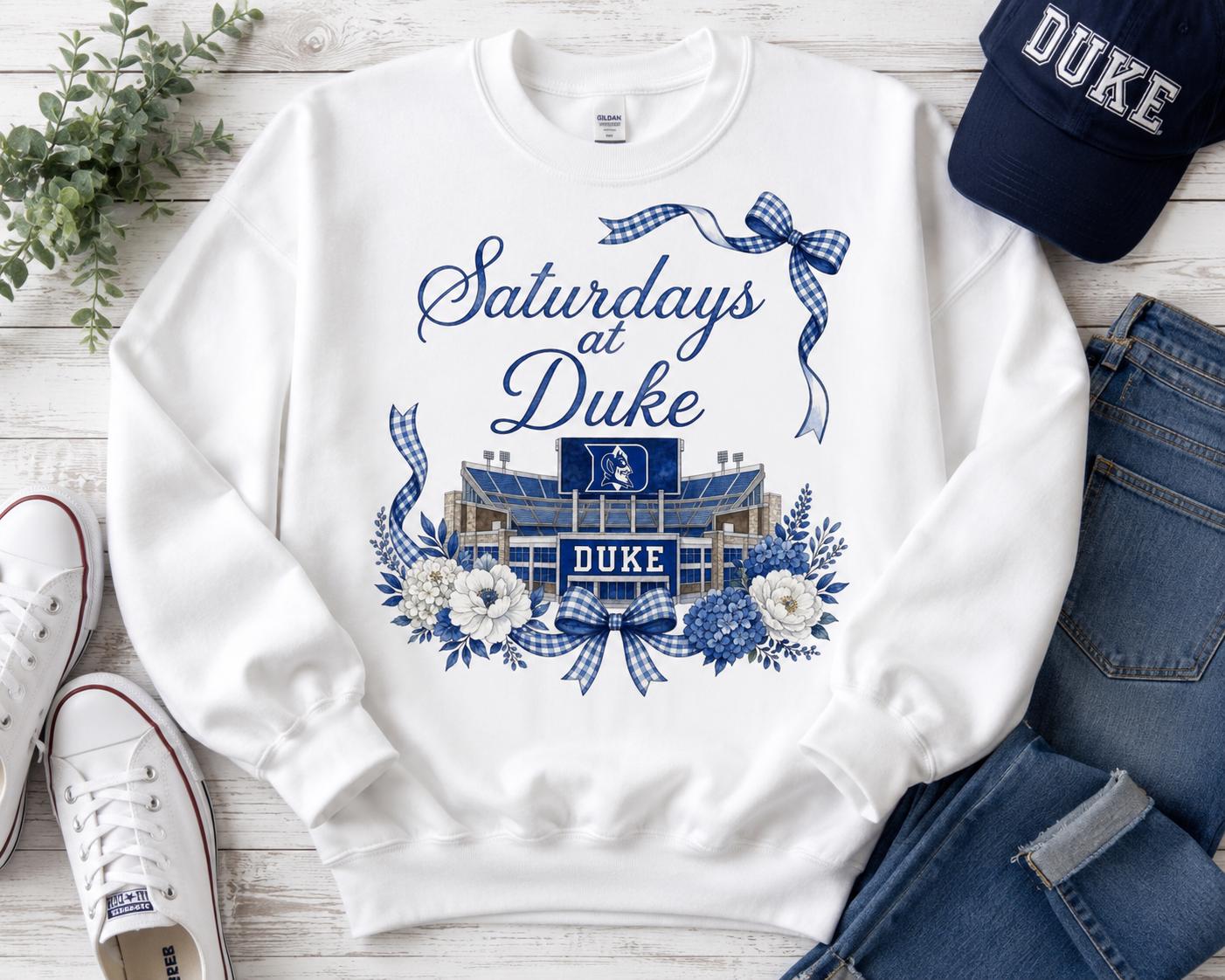 Saturdays at Duke PNG, Blue Devils Football Stadium Design (Digital Download)