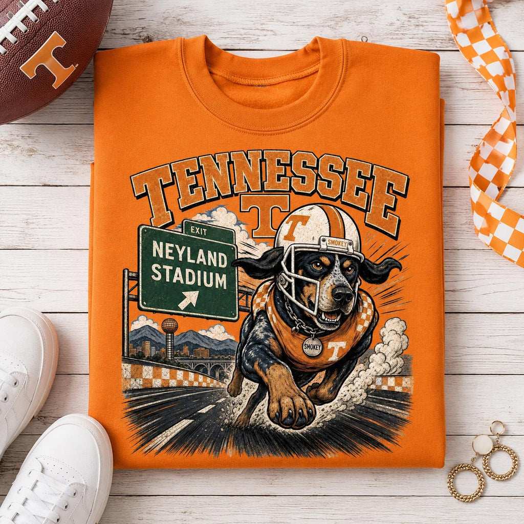 Tennessee Football PNG, Smokey Neyland Stadium Game Day Digital Download