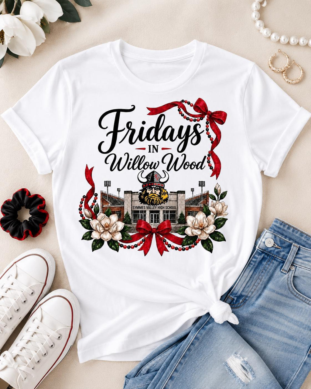 Fridays in Willow Wood PNG, Symmes Valley Vikings Football Game Day Design (Digital Download)