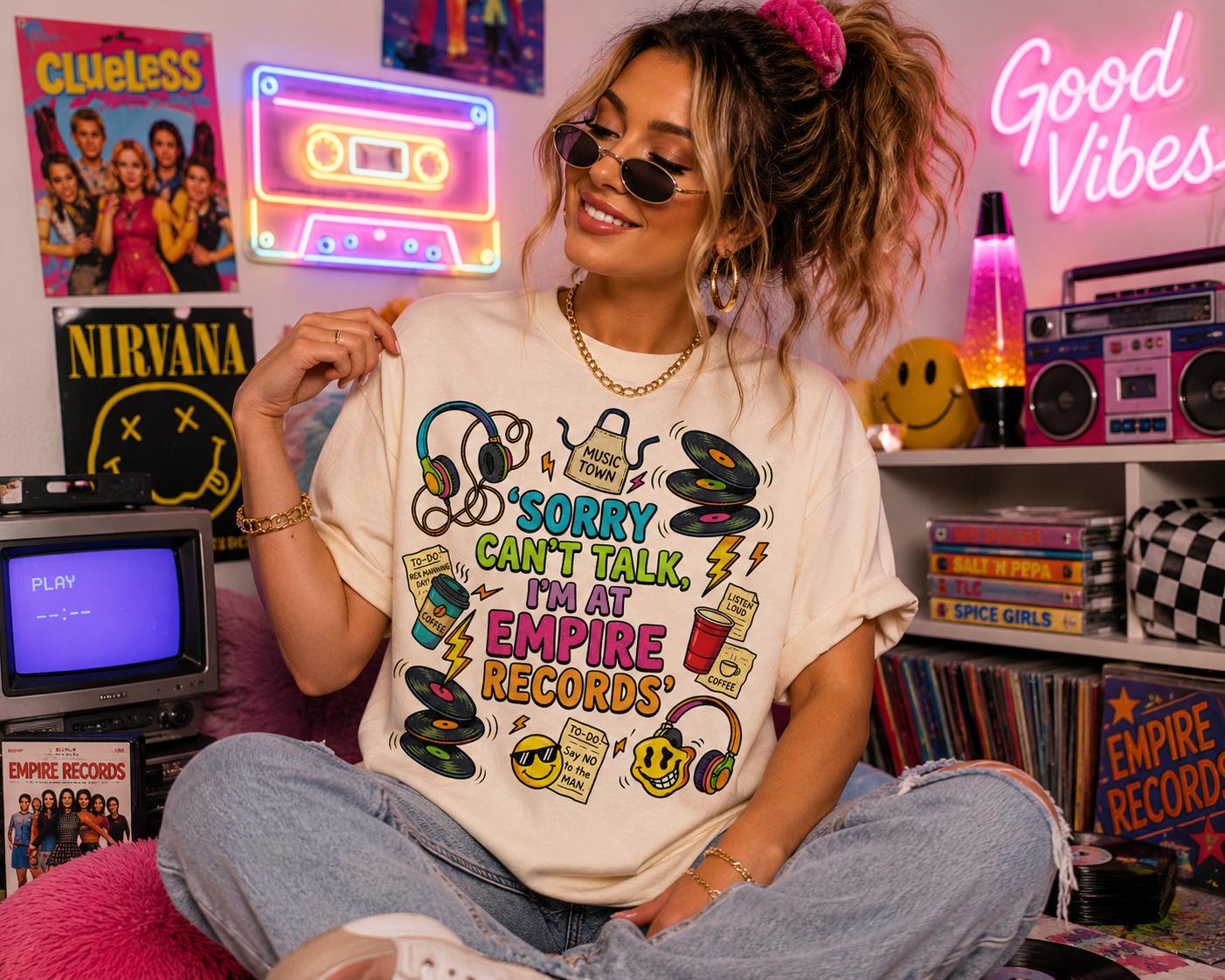 Empire Records PNG, Retro 90s Music Lover Design (Digital Download)