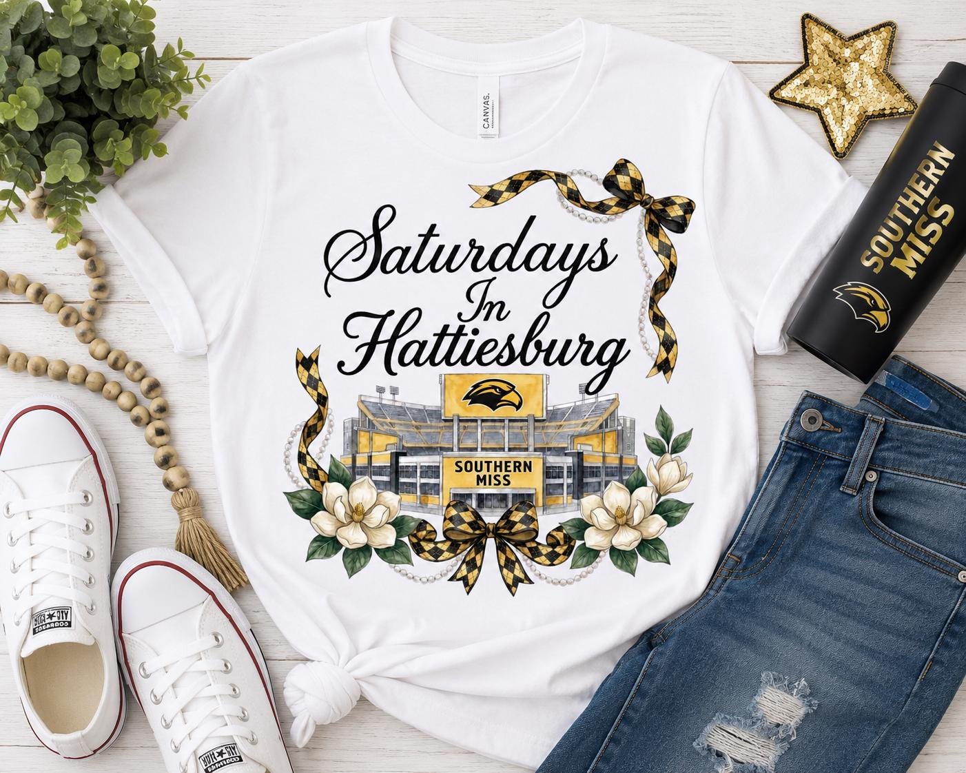 Saturdays in Hattiesburg PNG, Southern Miss Football Game Day Design (Digital Download)