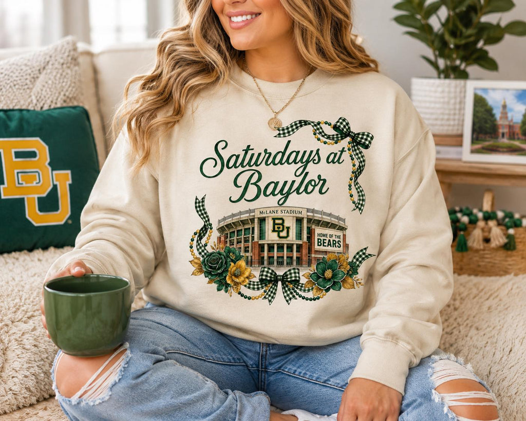 Baylor Bears Football PNG | McLane Stadium Game Day Shirt Design (Digital Download)