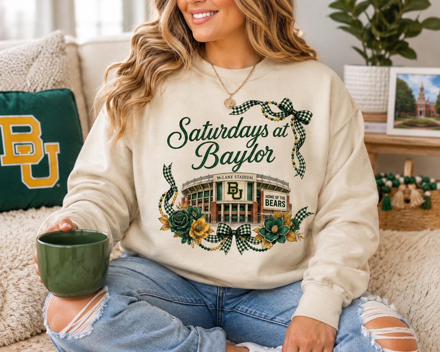 Baylor Bears Football PNG | McLane Stadium Game Day Shirt Design (Digital Download)