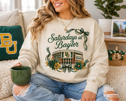 Baylor Bears Football PNG | McLane Stadium Game Day Shirt Design (Digital Download)