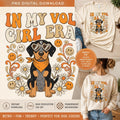 Vol Girl Era Dog PNG | Retro Football Season Design (Digital Download)