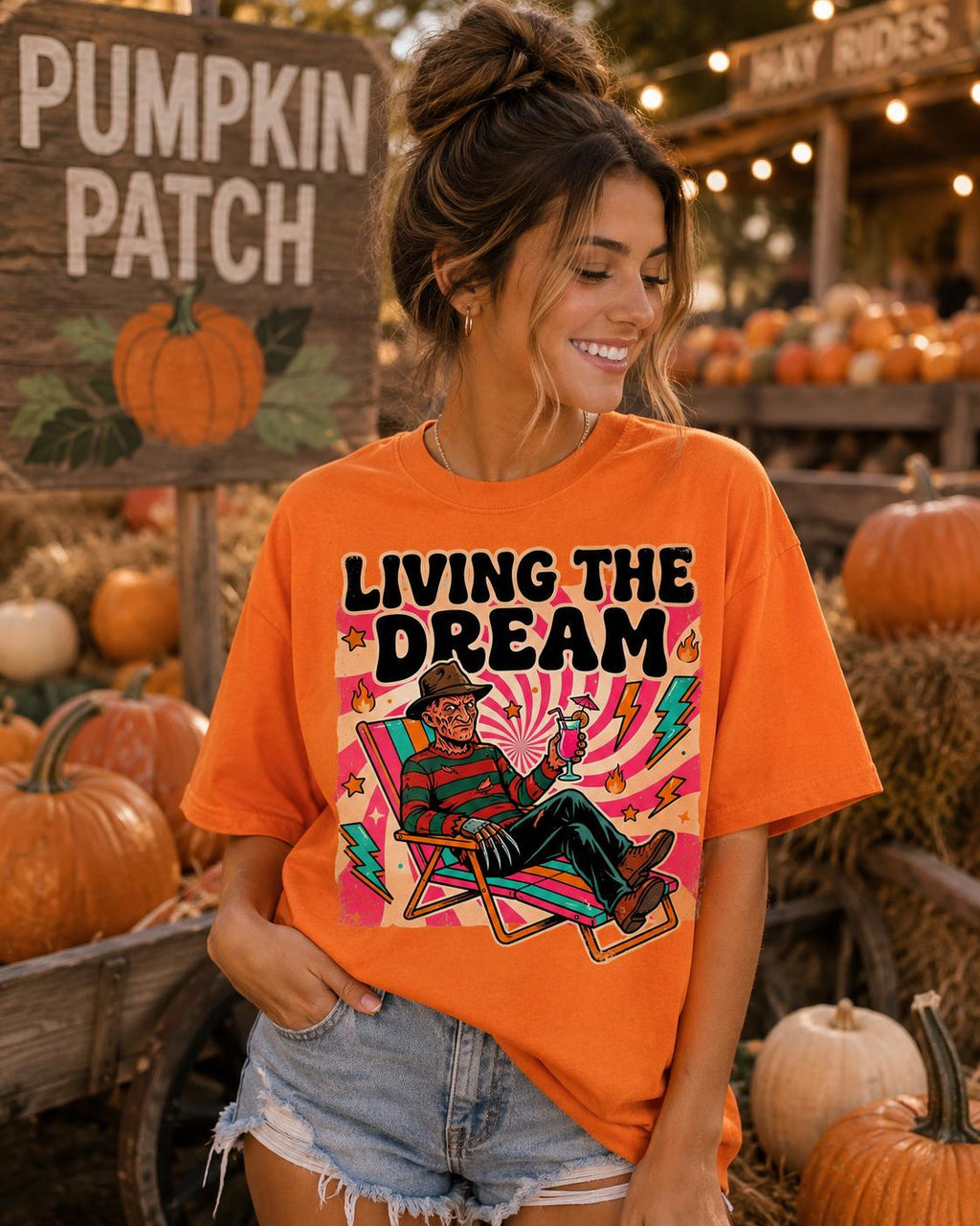 Freddy Krueger Horror PNG | Retro Vacation Shirt Design (Digital Download)